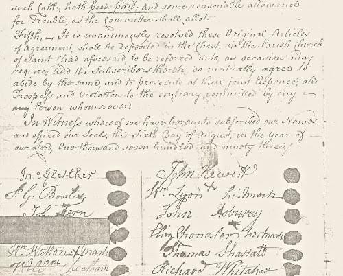 scan of original pipe green trust document